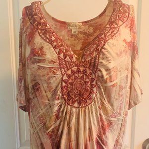 Pink Dark Pink Medallion